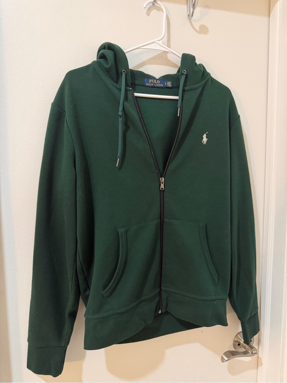 Ralph Lauren Men's Dark Green Full-Zip Hoodie